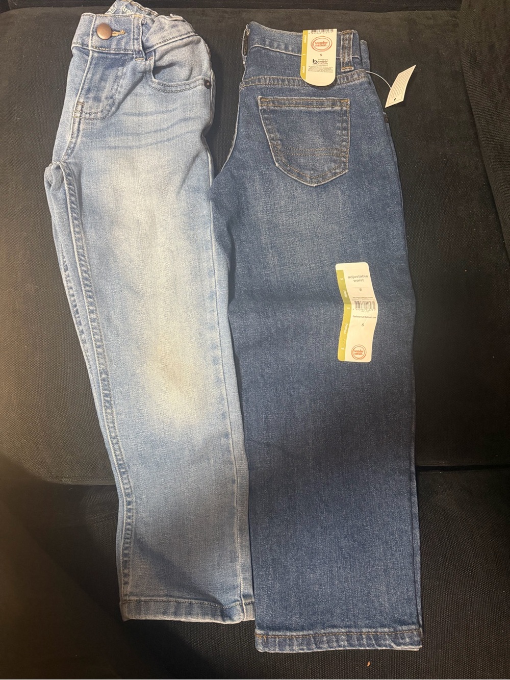 wonder nation Light Blue Kids' Straight Jeans